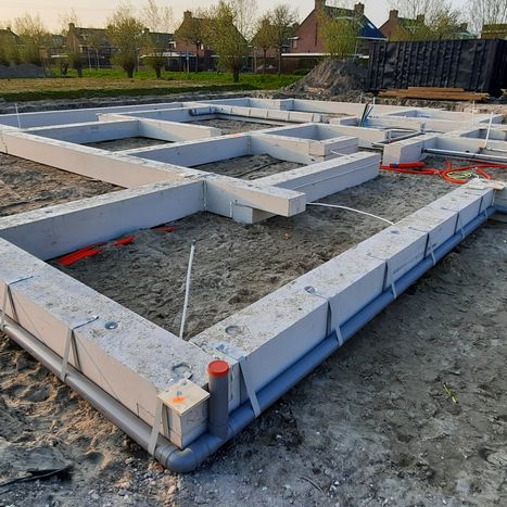 Woning fundering 