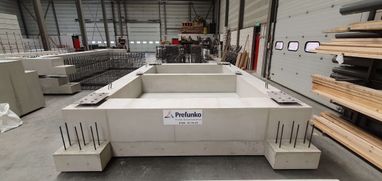 Dubbele prefab liftput