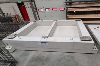 Dubbele beton liftput
