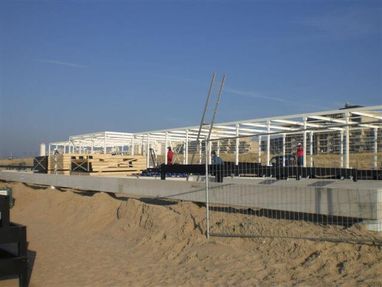 Fundering strandpaviljoen